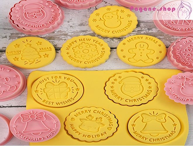 Форми/печат за бисквитки и сладки - 8 броя в комплект.