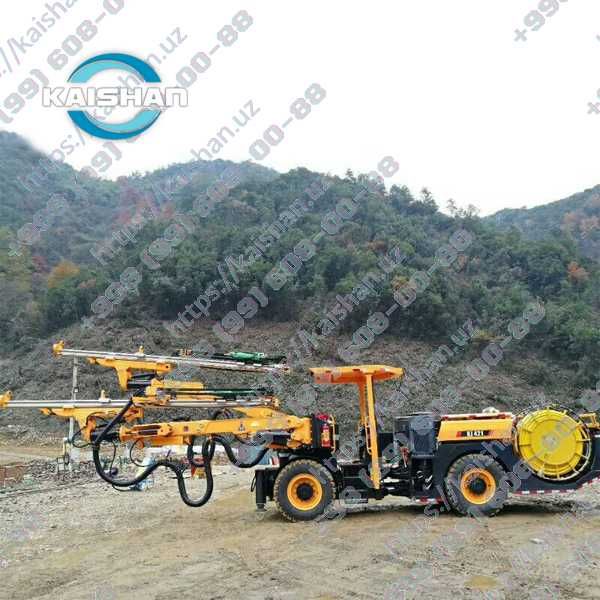 Буровая установка KJ422 для подземок, с двумя стрелами