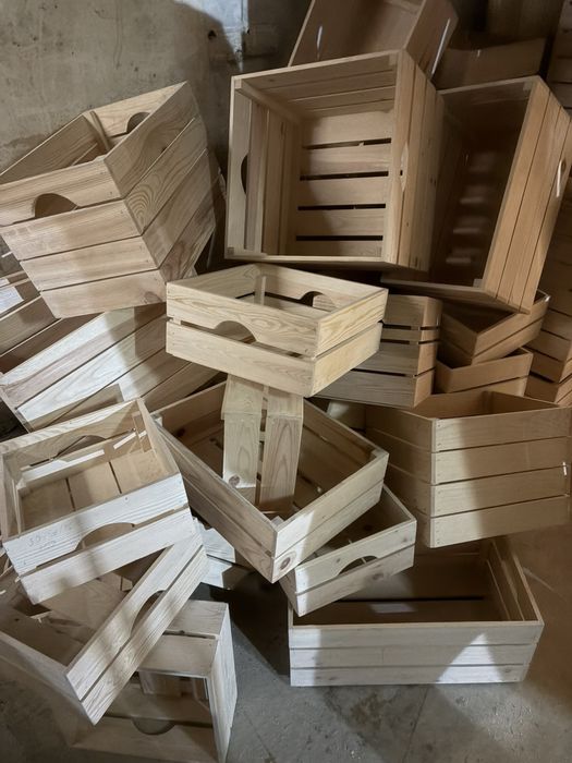 Разпродажба – първокачествени ръчно изработени дървени щайги