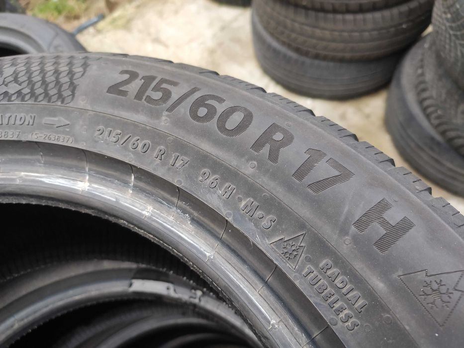 2бр Зимни гуми 215 60 17 - Continental - DOT 2024