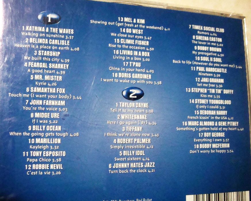 Два двойни CD с хитове от 1980-1989 г