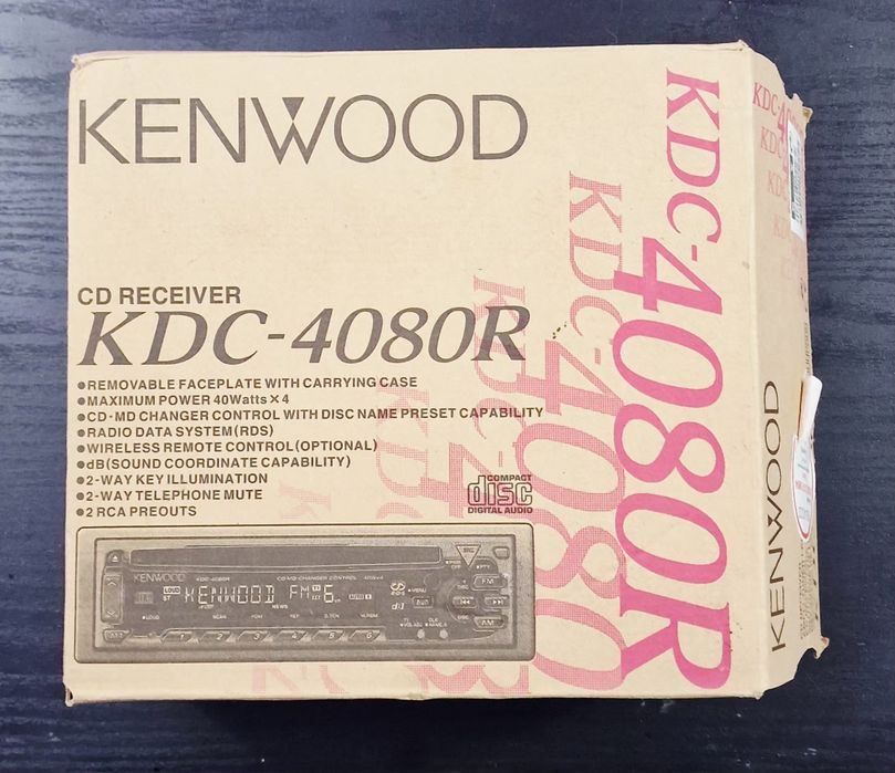 Vând Radio CD Player Auto Kenwood KDC-4080R – Stare Excelentă – Pachet