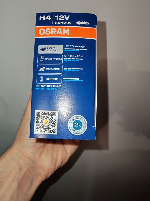 Osram xWhite blue H4 автолампы