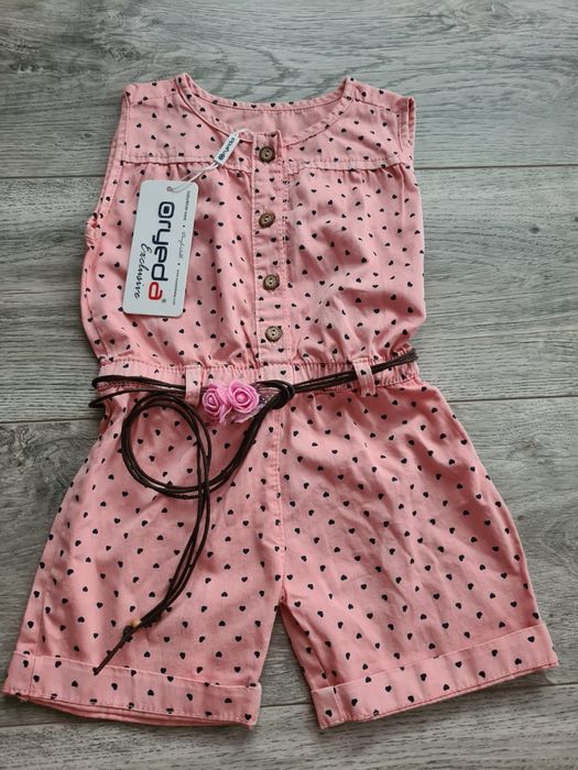 Salopeta deosebita din blug noua, cu eticheta, marimea 86, fetita