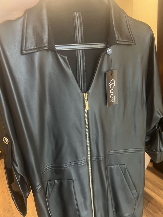 Кожена рокля Lucy