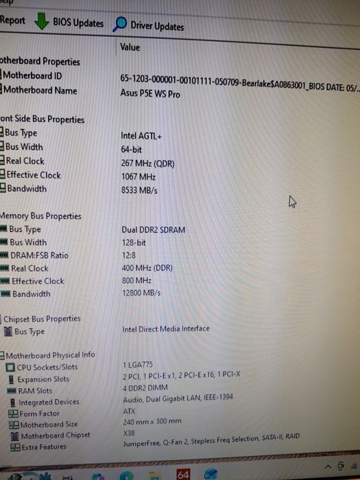 Placa de baza socket 775: Asus P5E WS Pro