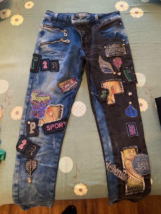 Джинсы шикарные один раз одеты