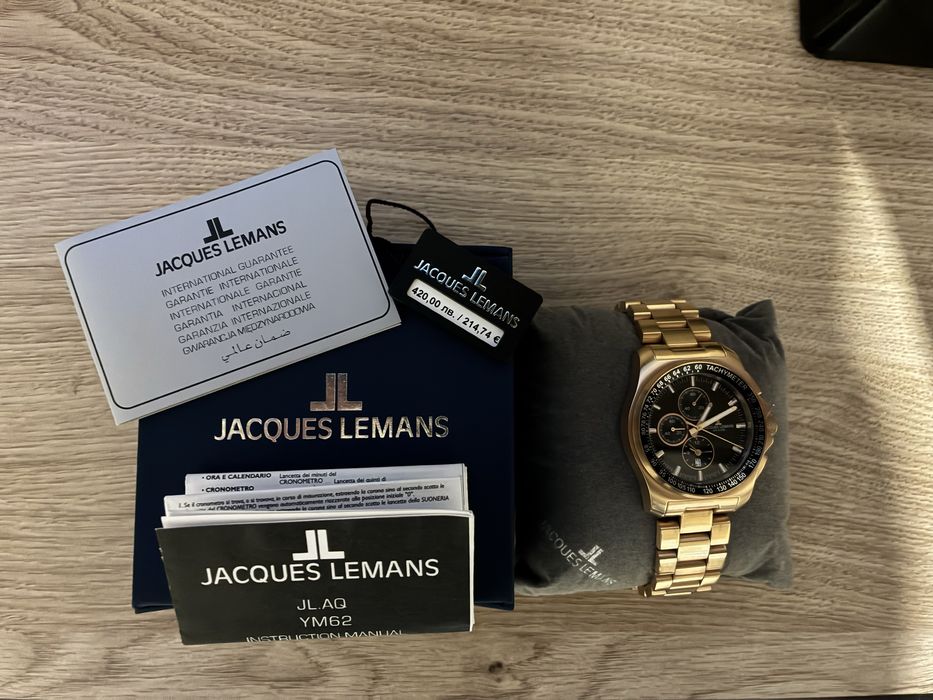 Часовник Jacques Lemans yellow