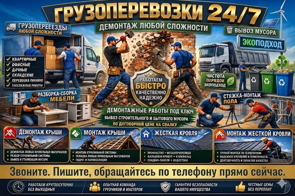 Грузчики Газель и не Только
