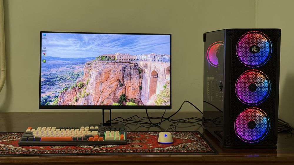 Gaming full setup , gaming kompyuterrtx 3050 8gb
