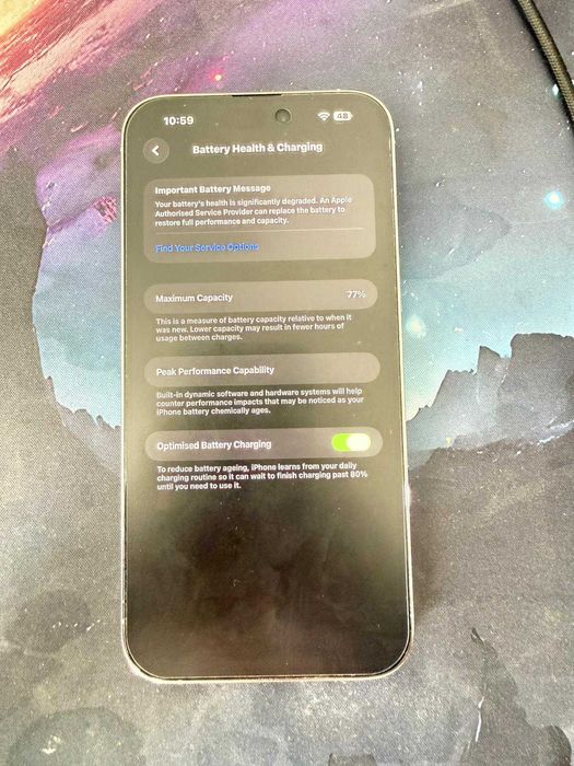 Iphone 14 pro max alb, 256, impecabil