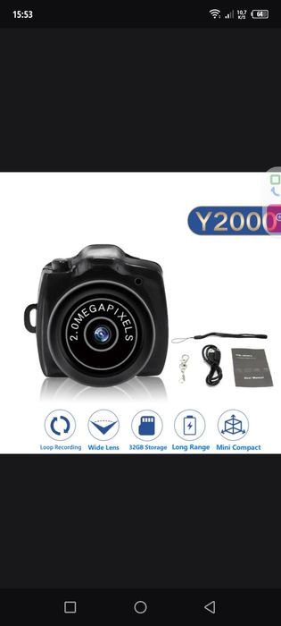 Камера ведио мини