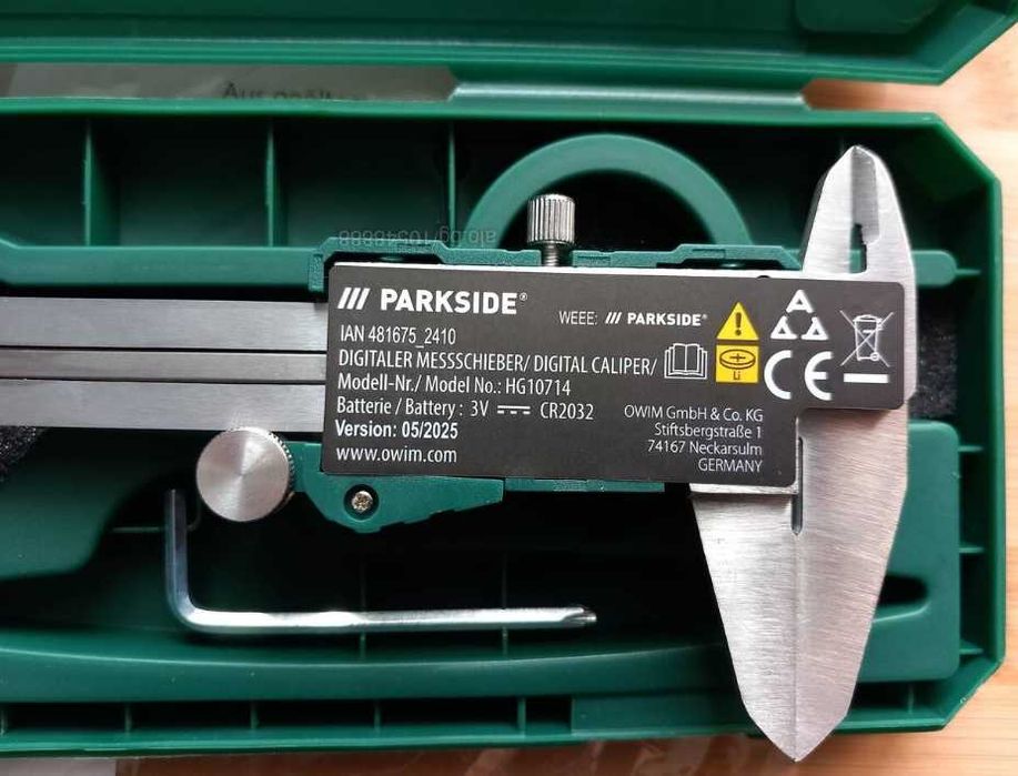 Дигитален Шублер PARKSIDE Метрологично проверен