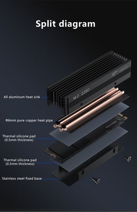 Radiator (cooler) M2.NVMe