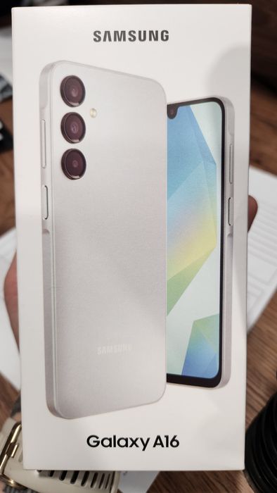 НЕРАЗПЕЧАТАН Samsung A16 - 128GB Gray ЗАКУПЕН НА 01.06.26