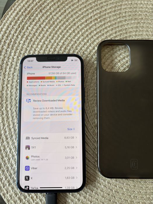 Iphone 12 64gb син