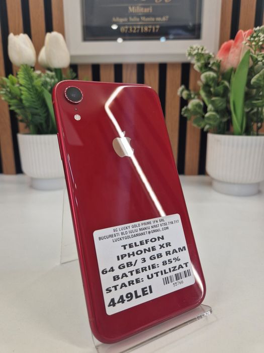 Iphone XR 64GB / 3GB Ram 85% Baterie Garantie! #55766