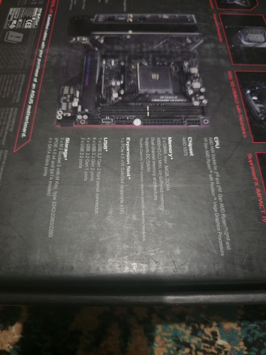 Placa de baza ASUS Crosshair Impact VIII X570 AM4 mini DTX