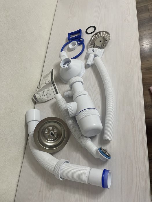 Сифон для двойной раковины