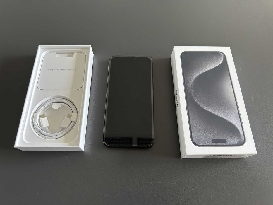 iPhone 15 Pro Max 256GB Black Titanium с Гаранция и 96% Батерия