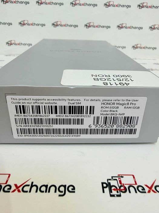 Honor Magic 8 Pro Black 512/12GB  NOU