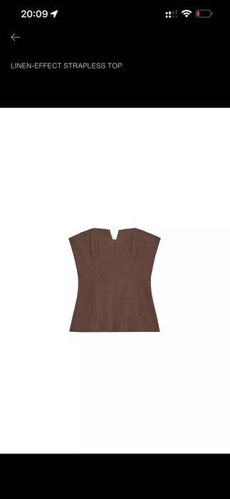 Ленен топ от Zara