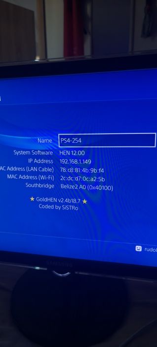 Playstation 4 pro Modat 12.0