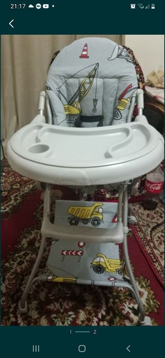 Фирменный Стульчик для кормления Bravo.