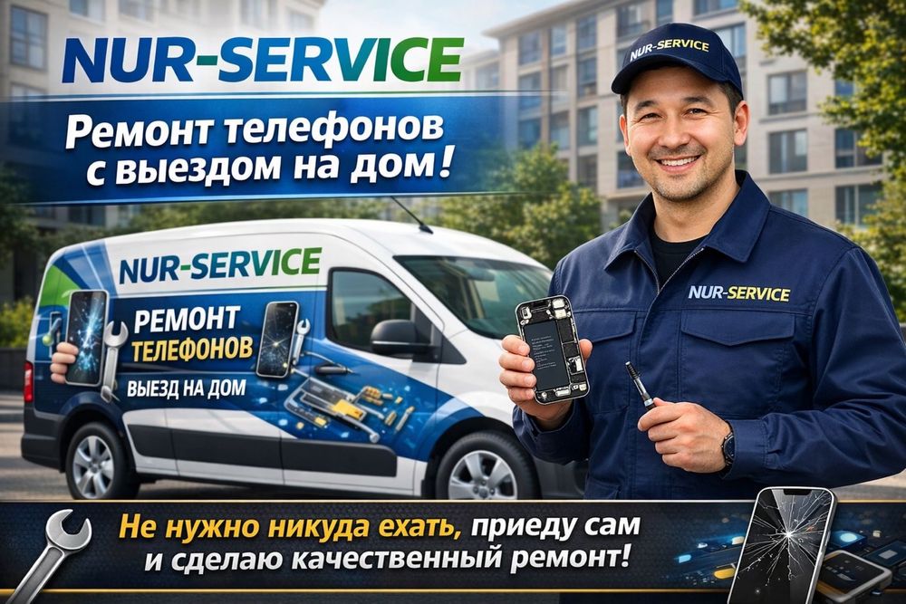 Ремонт телефонов с выездом на ваш дом / Телефон ремонттаймын барып