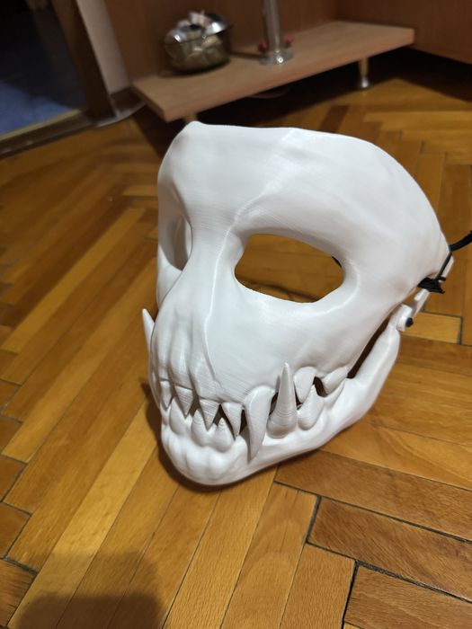 Mască printată 3D cu maxilar articulat – Halloween / Colecție