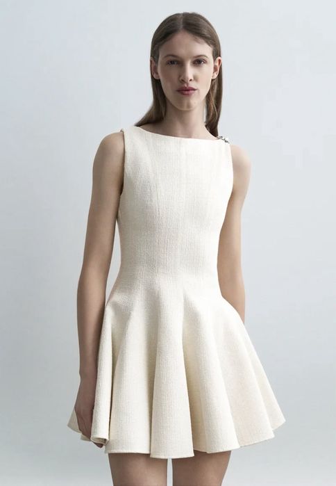 Zara белое платье