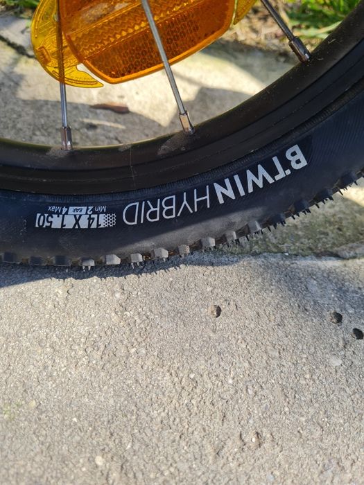 BTWIN ДЕТСКИ ВЕЛОСИПЕД 14 инча, модел с и без педали, колело 2 в 1