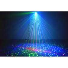 Proiector de lumini disco,RGB, 8W, LASER+LED,cu telecomanda,nou