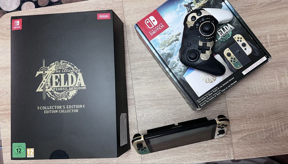 Nintendo Switch OLED. Zelda Edition