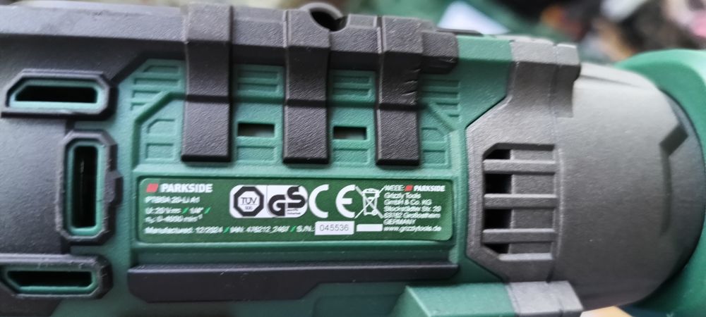 Autofiletanta parkside cu șuruburi 20v noua cu baterie pentru rigips/lemn