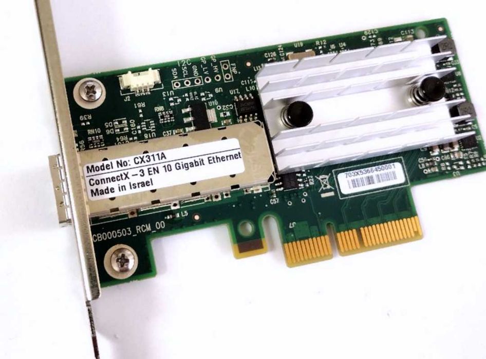 10Gb Mellanox ConnectX-3 PCIe 3.0 x4 SFP+ Мрежов Адаптер CX311A