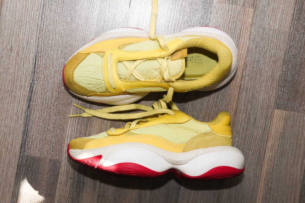 Oferta! Puma, Pantofi sport cu talpa masiva Alteration PN-1, Galben