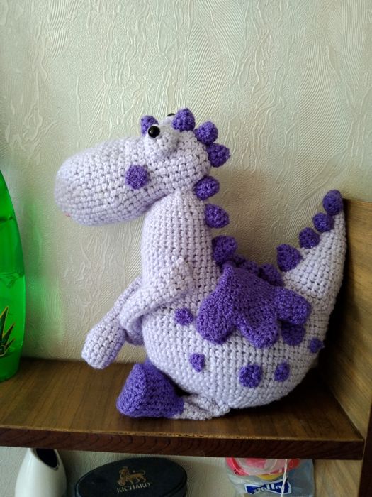 мягкая вязаная интерактивная игрушка