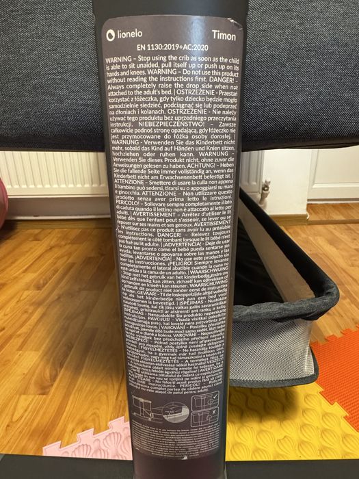 Patut co-sleeper, Lionelo, Timon, 3 in 1