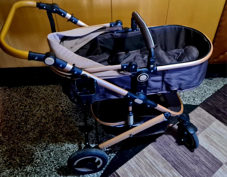 Бебешка количка + кошче за кола