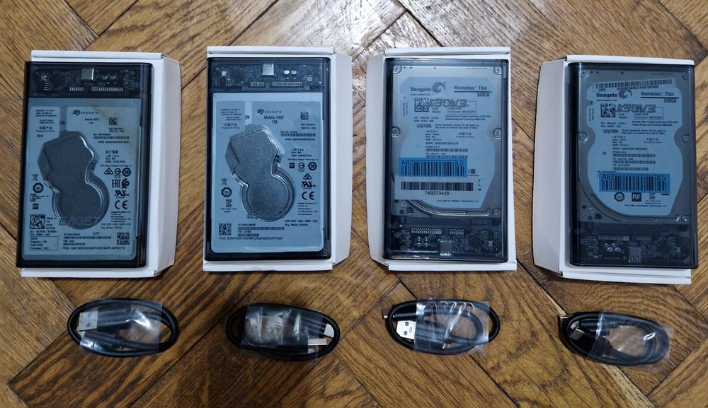 Hard extern Seagate 500gb- 1TB,cablu date type C ,USB 3.0,noi