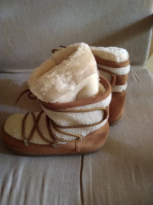 Нови дамски топли ботуши с етикет-38 размер