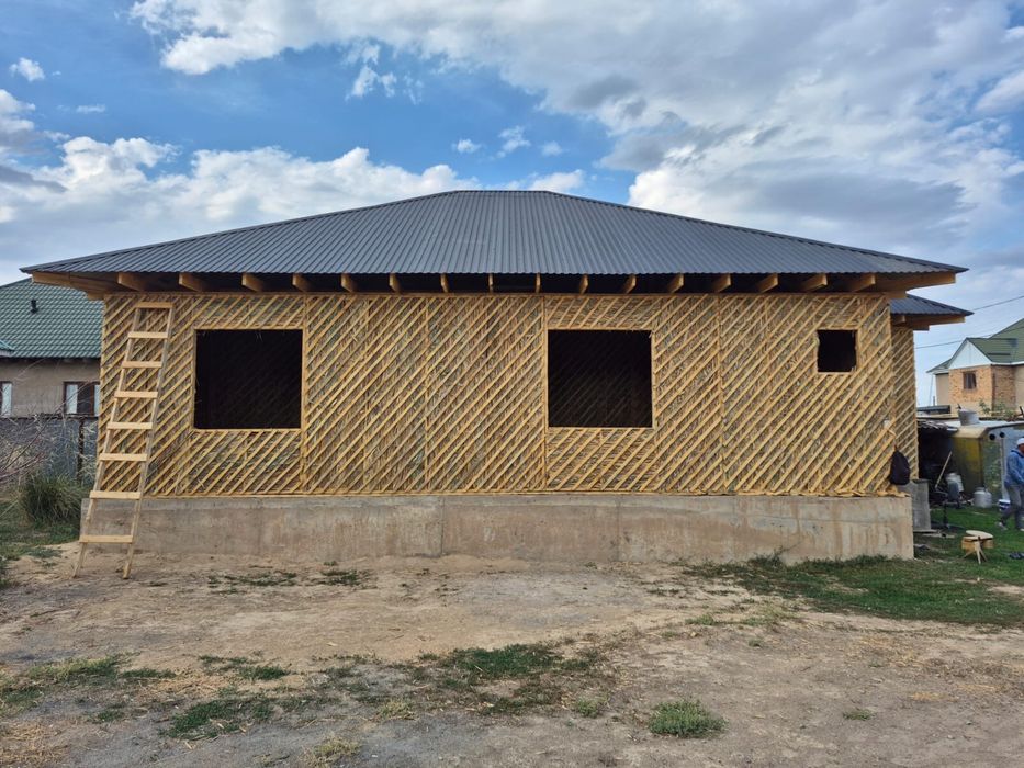 Каркасный дом 4000 тг за м2