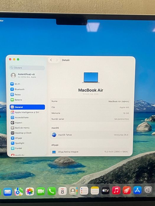 Macbook Air 2025 M4 Amanet BKG