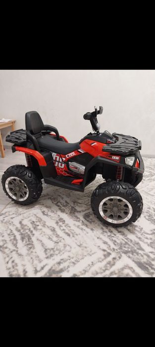 Электромобиль Detskii_avtopark  красный квадрацикл