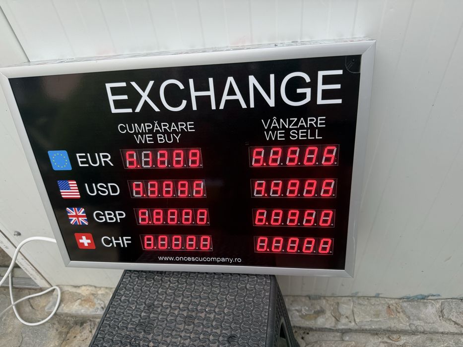 Tabela Schimb Valutar/Exchange Noua