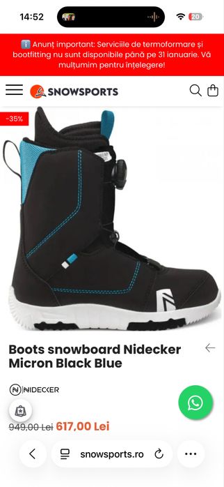 Boots snowboard Nidecker Micron