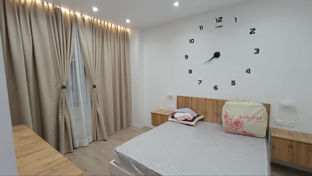 2х ком. Akay City 50м² с ремонтом мебель+техника, сдается в аренду