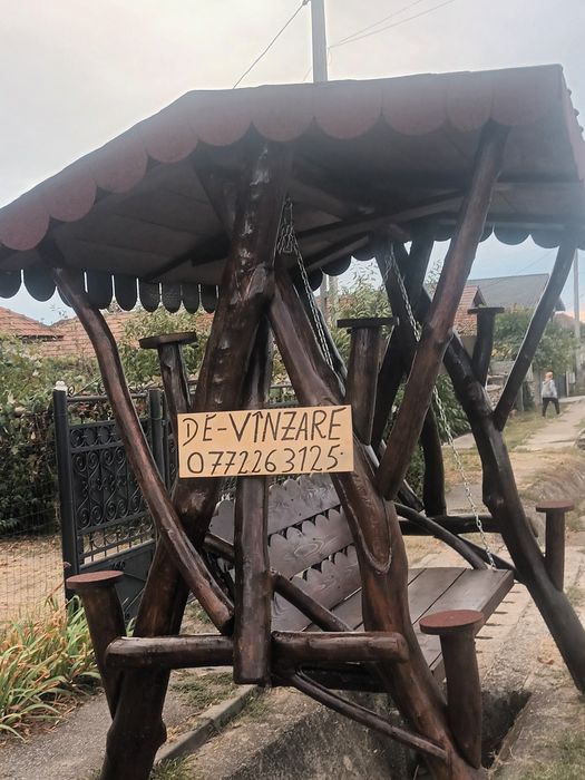 Vand leagăn balansuar din lemn ulm