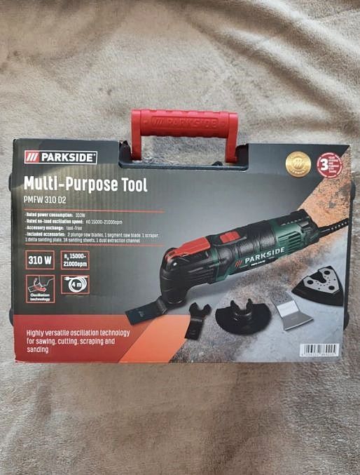 Unealtă multifuncțională debitare, șlefuire Parkside nou